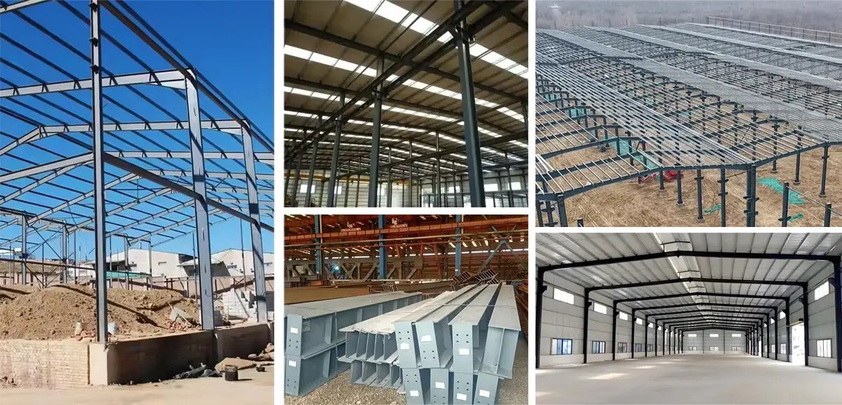 Prefabricated Metal Construction Steel Structure Workshop Steel Factory Buildings