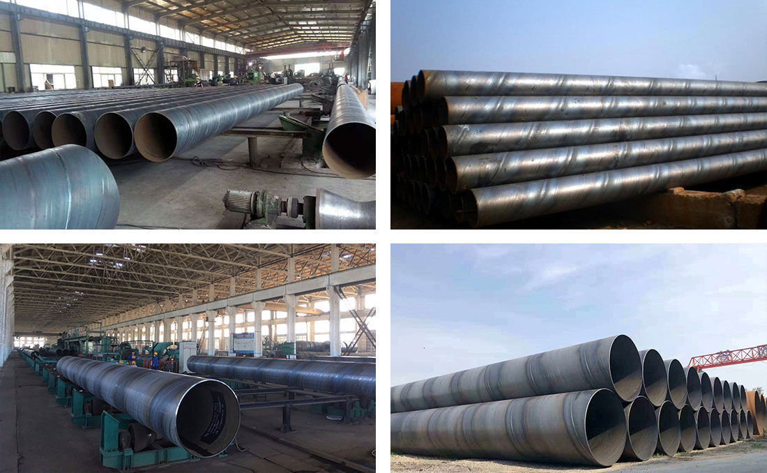 large diameter specification 1 m diameter spiral welded carbon steel pipe with low price
