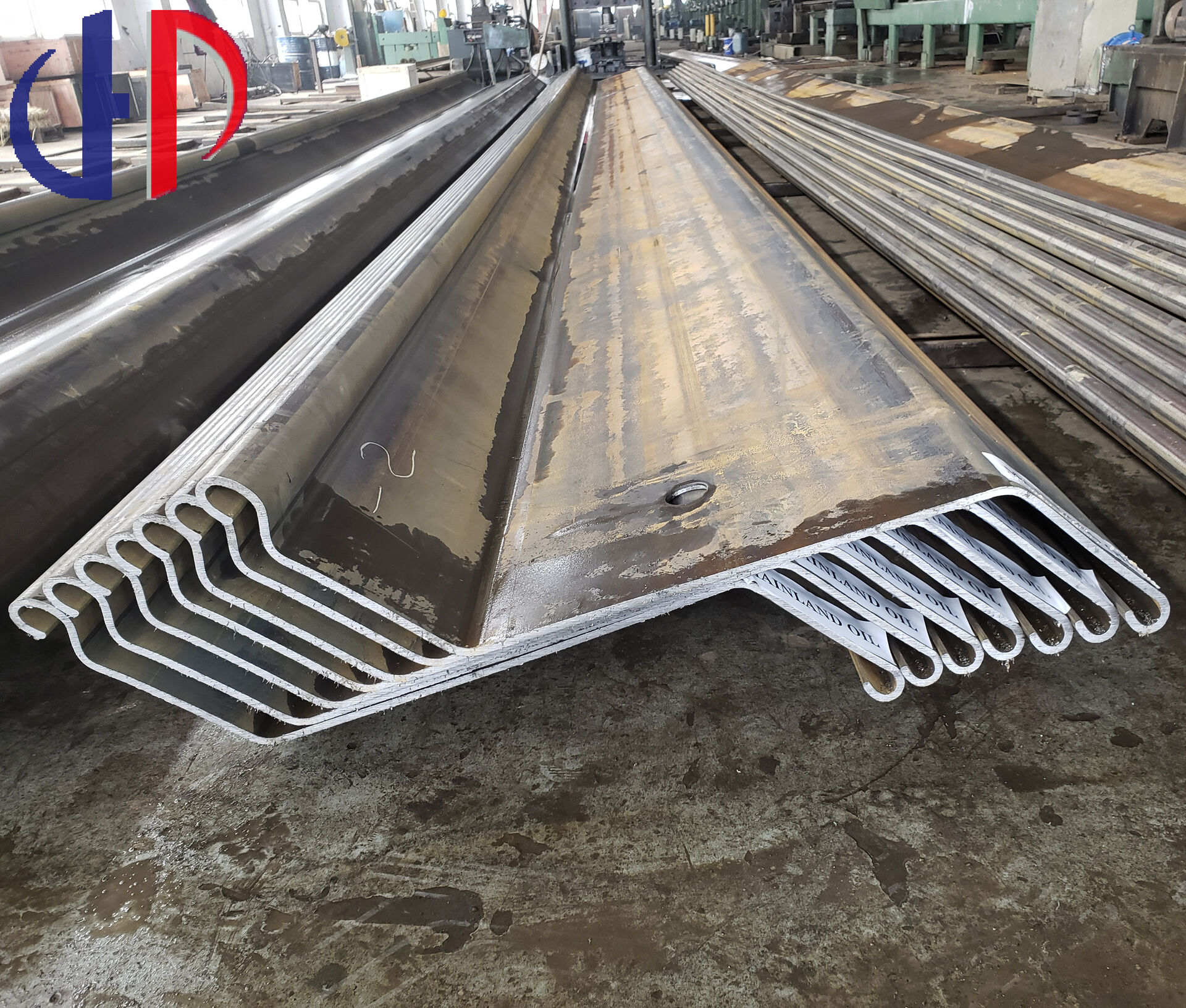 Steel factory supply sheet pile steel price of type 2 steel sheet pile