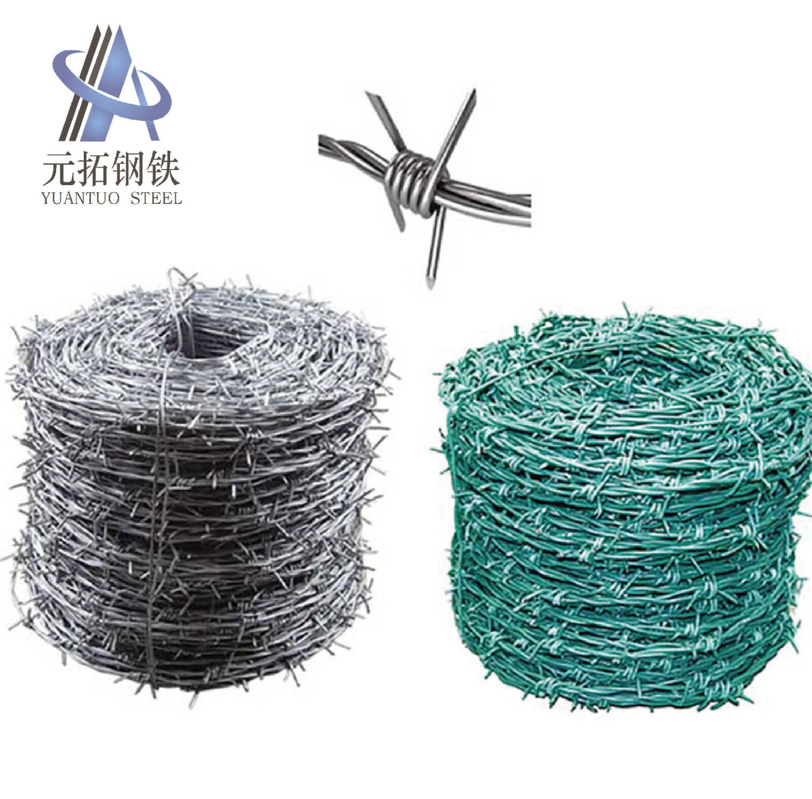 Plastic Coated Barbed Wire