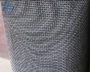 Black Steel Crimped Mesh