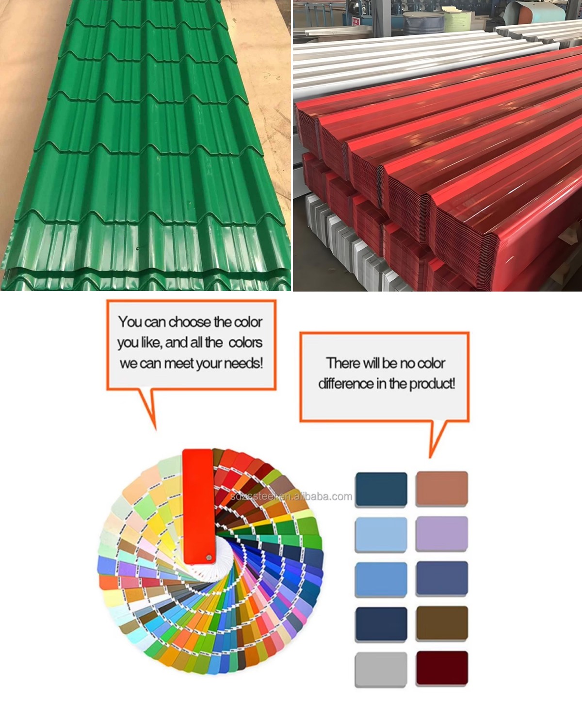 彩涂瓦楞板1 Galvanized Corrugated Sheet