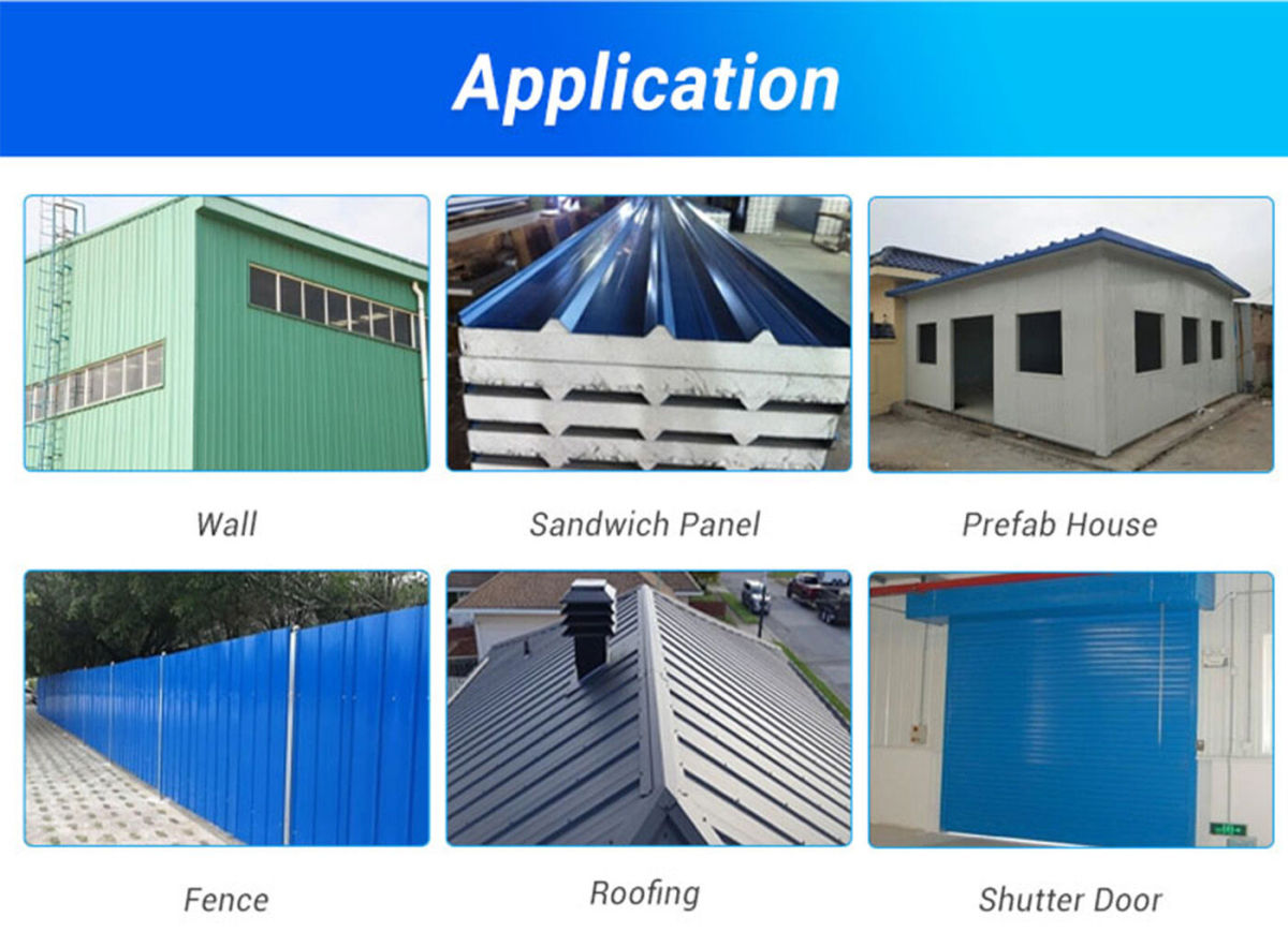 应用.jpg Galvanized Corrugated Sheet