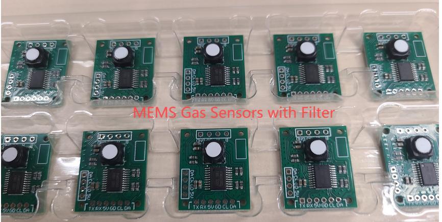 sensor with filter.jpg MEMS Gas Sensors with Filter cover