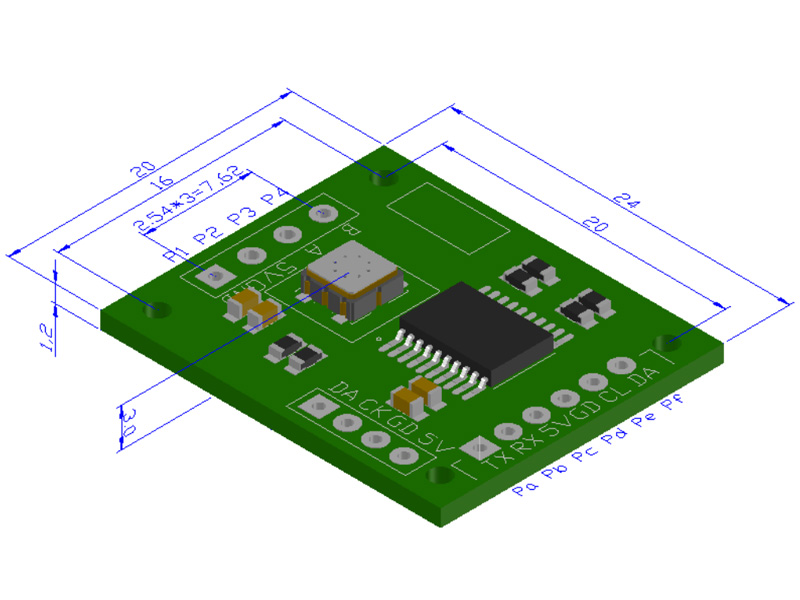 MEMS CH4 sensor module for methane