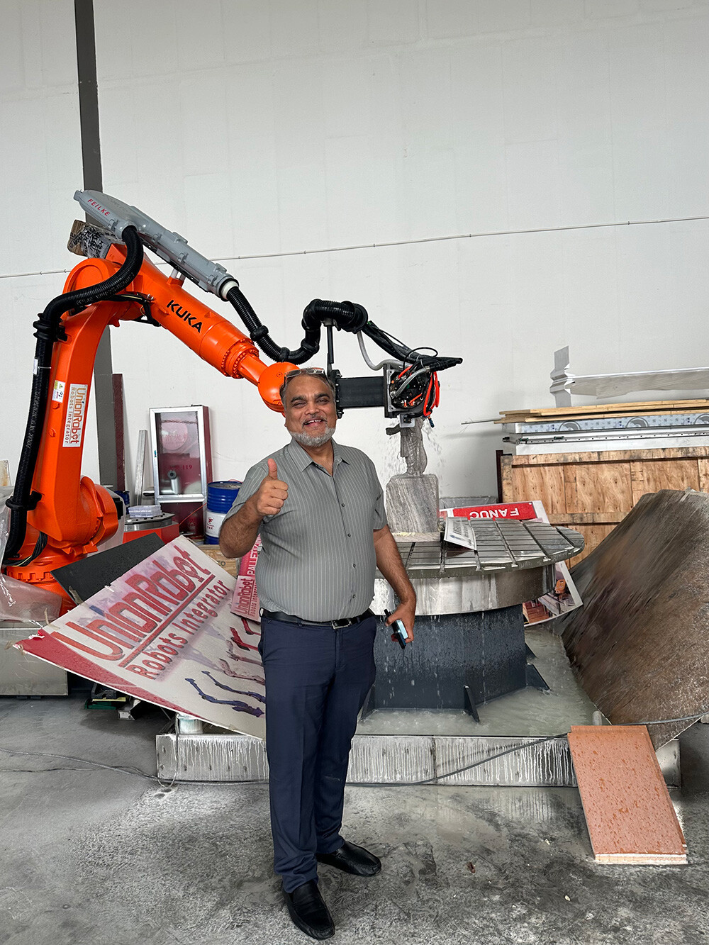 Two robotic arms for India to be shipped next month