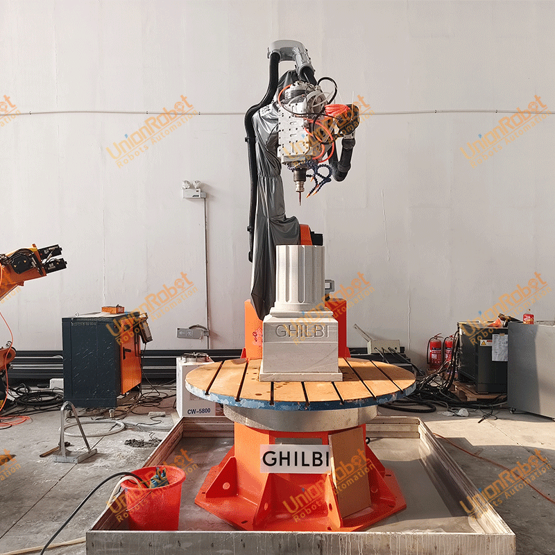 Stone milling robot
