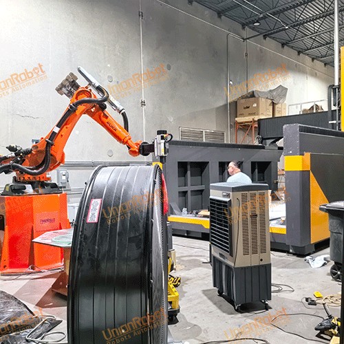 Client Feedback of 2 set stone milling robot and 5 axis cnc