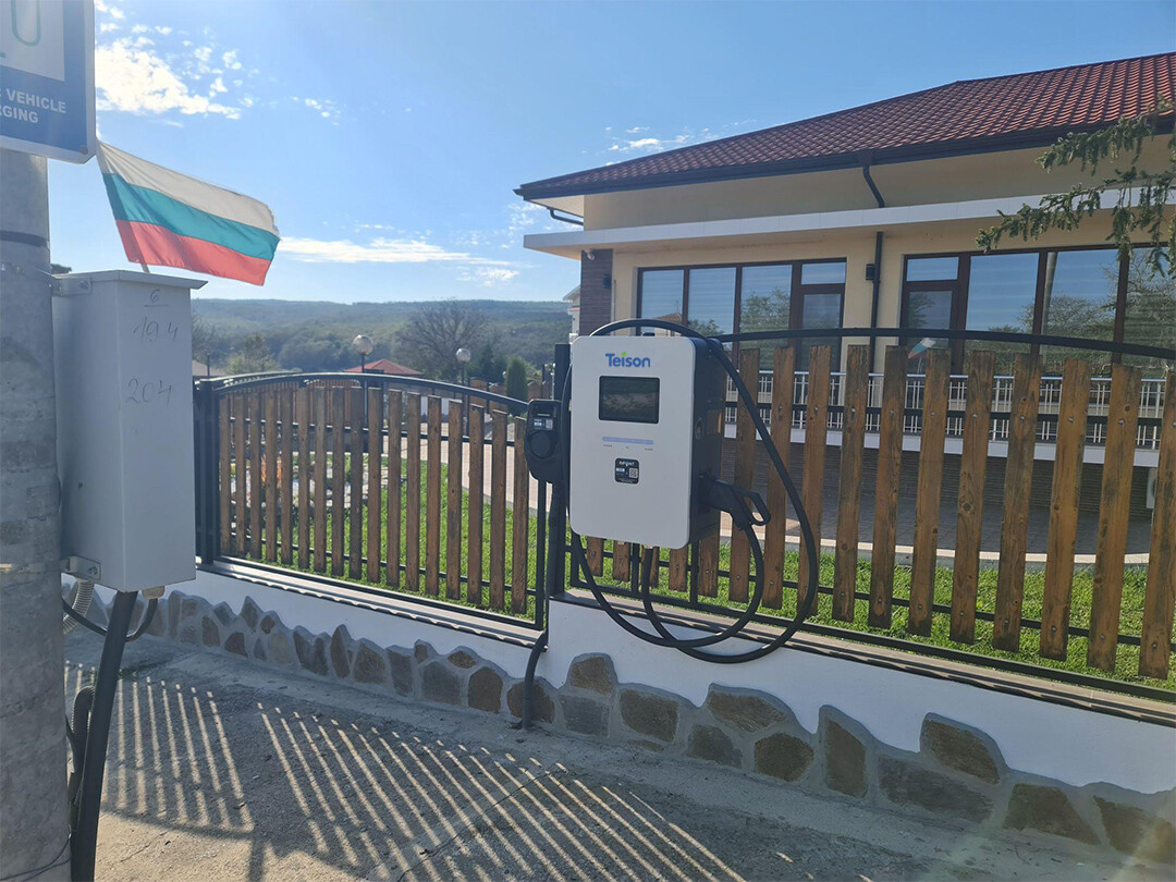 Teison chargeur rapide CC MINI EV de 30 kW installé en Bulgarie, 2025