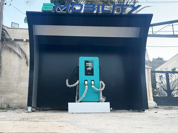 Station de recharge Teison 60 kW 2Guns DC en Palestine, 2023