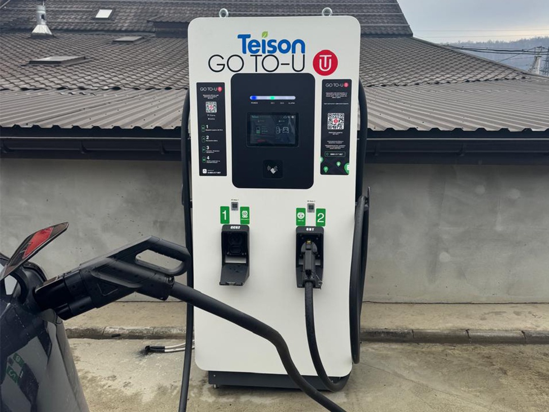 Teison DC Pro 90 kW vloermontage laadstation geïnstalleerd in Oekraïne, 2025