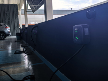 Teison 7KW AC Smart mini EV Wallbox met stekker in Brazilië, 2024