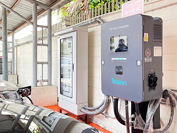 Teison DC 40 kW EV-wallbox-oplader in Thailand, 2024