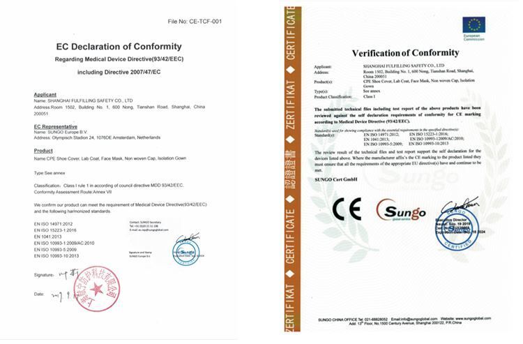 Disposable CPE Shoe Cover