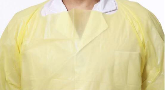 Disposable CPE Isolation Gown