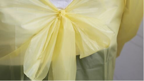 Disposable CPE Isolation Gown