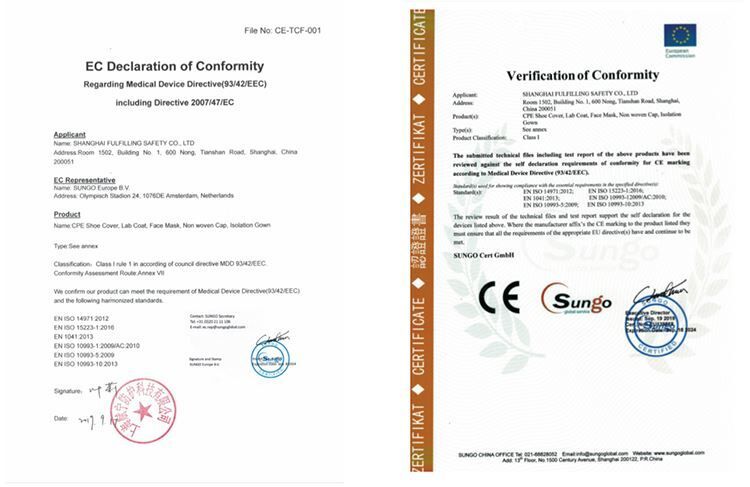 Non Woven Isolation Gown