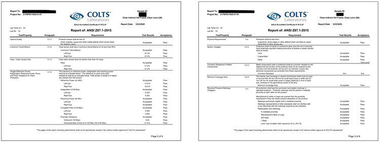 Anti Fog Protective Safety Goggles