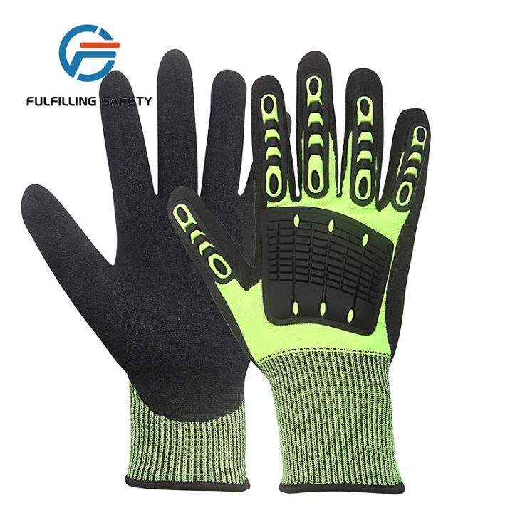 Nitrile Fluorescent Cut Resistant Gloves Nitrile Fluorescent Cut Resistant Gloves