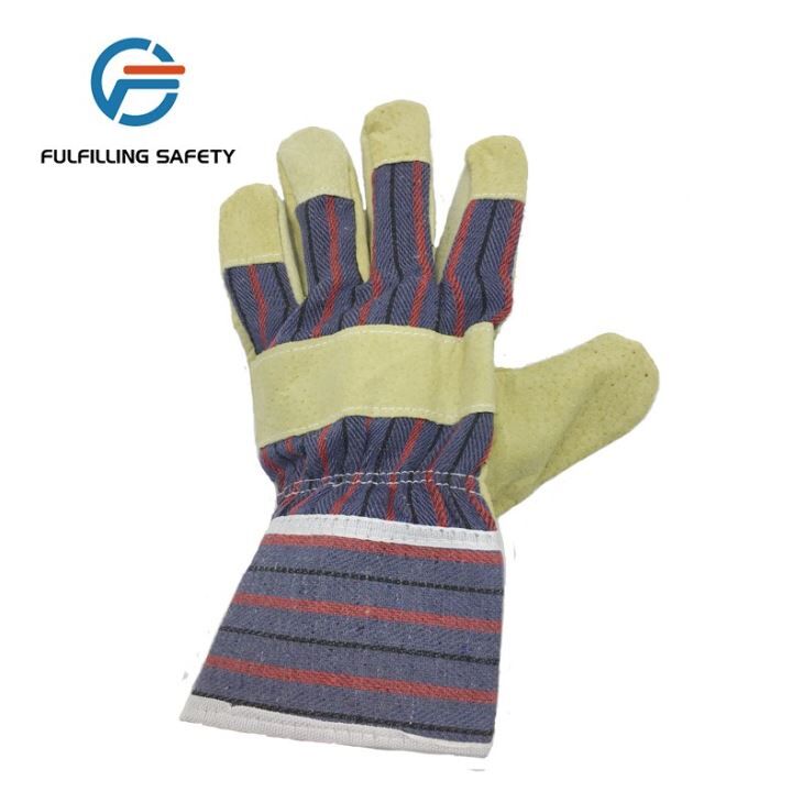 Pig Leather Full Palm Gloves