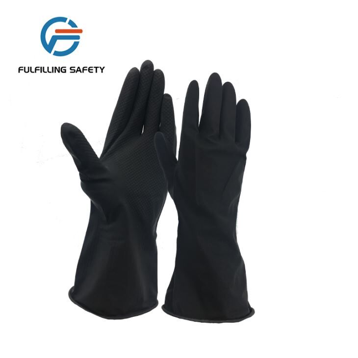 Natural Latex Industrial Gloves