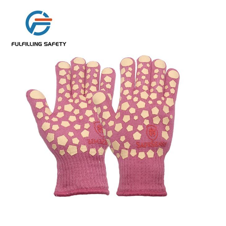 Double-sided Pink Silicone Gloves Double-sided Pink Silicone Gloves