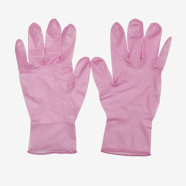 Disposable Pink Examination Nitrile Gloves