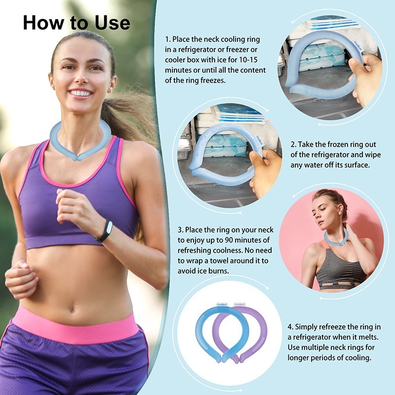 PCM Neck Cooling Wrap Ring