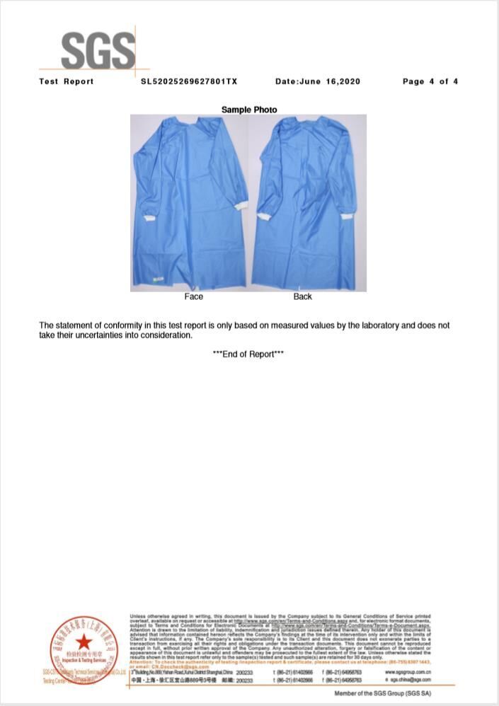 Level 3 Polyester Isolation Gowns