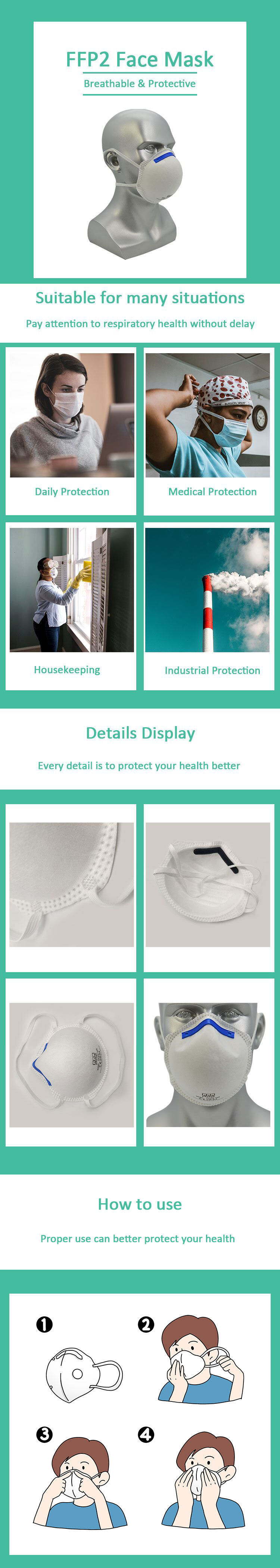 FFP2 CE Disposable Face Mask