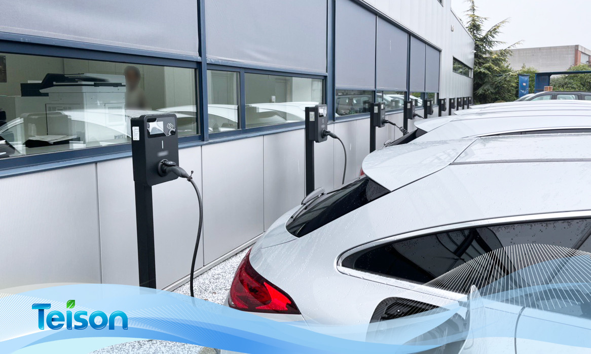 Teison Customize Design EV Charger Box on käytössä Belgiassa