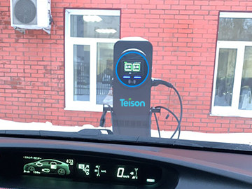 Teison AC Dual EV-billader i Russland, 2024 Teison AC Dual EV-billader i Russland, 2024