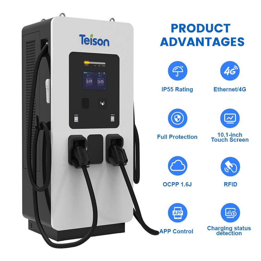 شاحن Teison 30kW DC وشاحن AC Wallbox في المملكة المتحدة، 2024