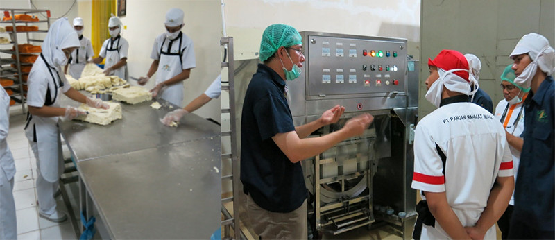 Indonesia Customer Case 300KG/H Panko Breadcrumb Production Line