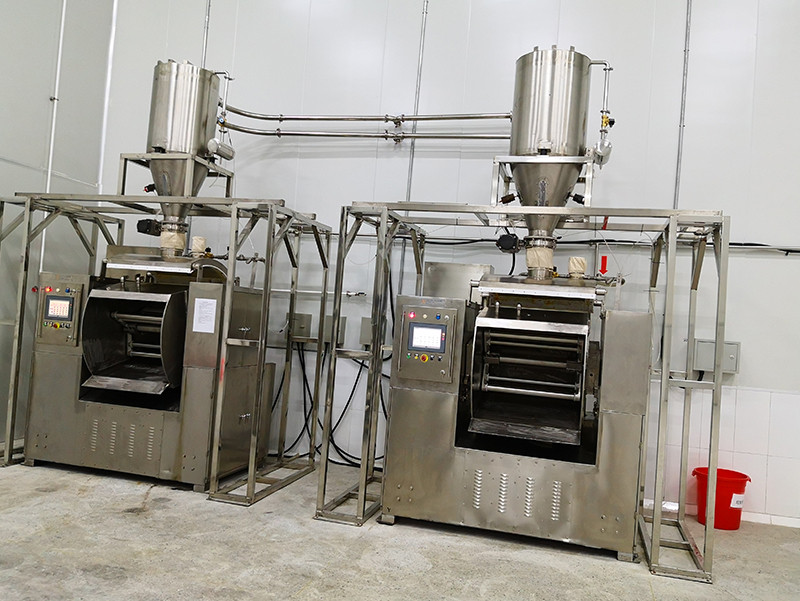 China Shanghai Customer Case 1500KG/H Panko Breadcrumb Production Line