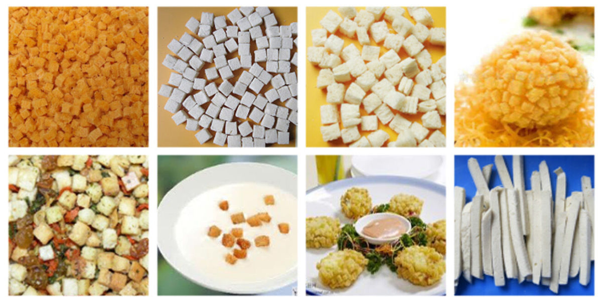 Bread Croutons Cutting Machine