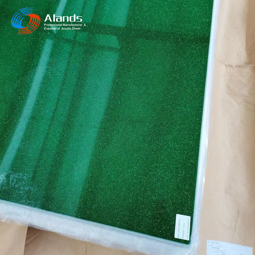 Rich colors glitter acrylic sheet