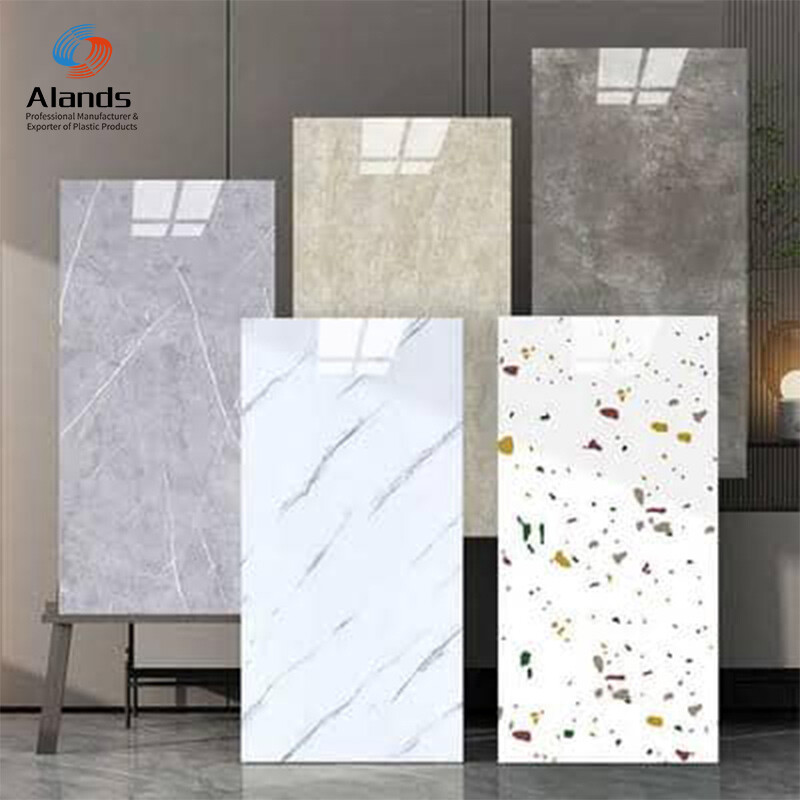 New arrival spc wall panel for interior decoration pvc marble sheet
