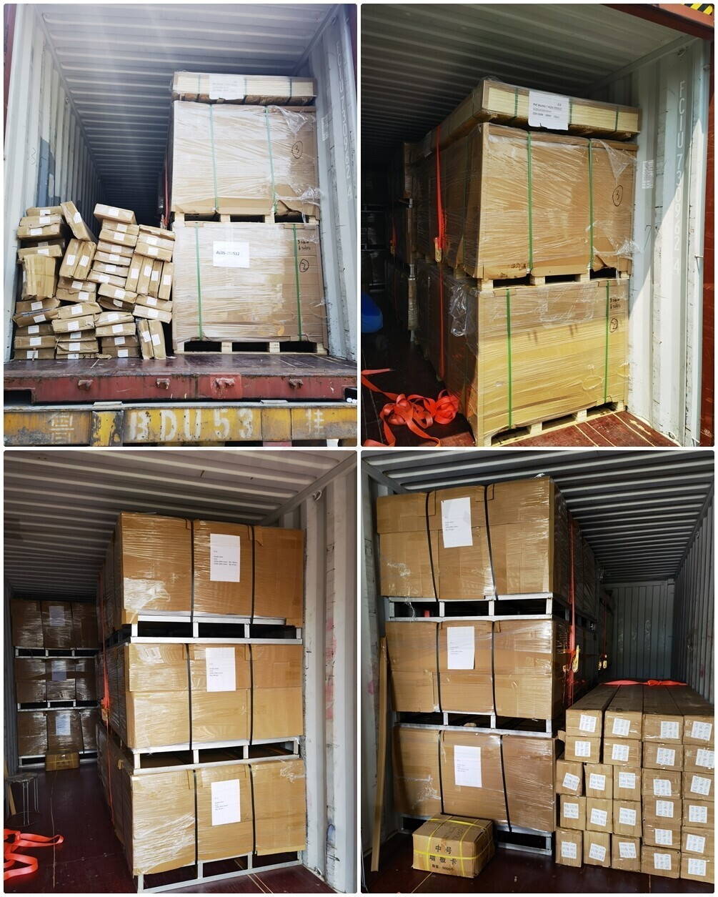 Container of Acrylic and PVC Boards Container of Acrylic and PVC Boards