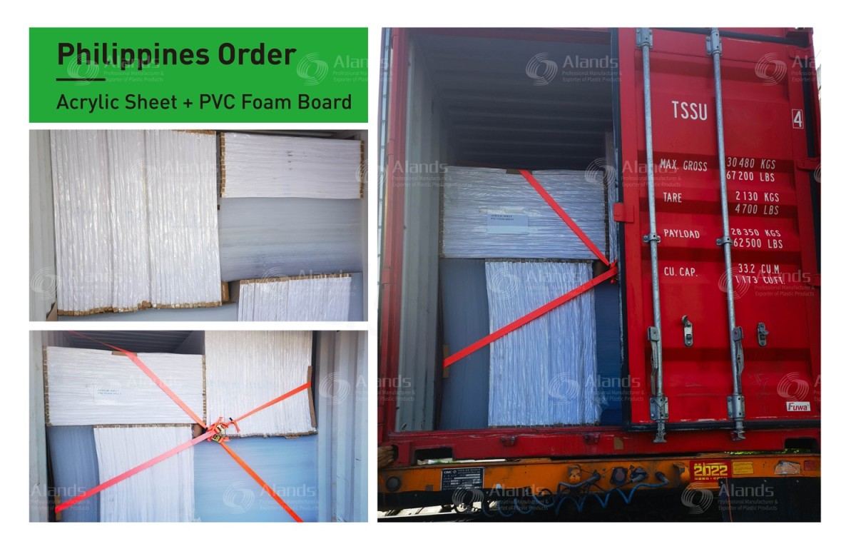 Acrylic Sheets and PVC Foam Boards to the Philippines Acrylic Sheets and PVC Foam Boards to the Philippines