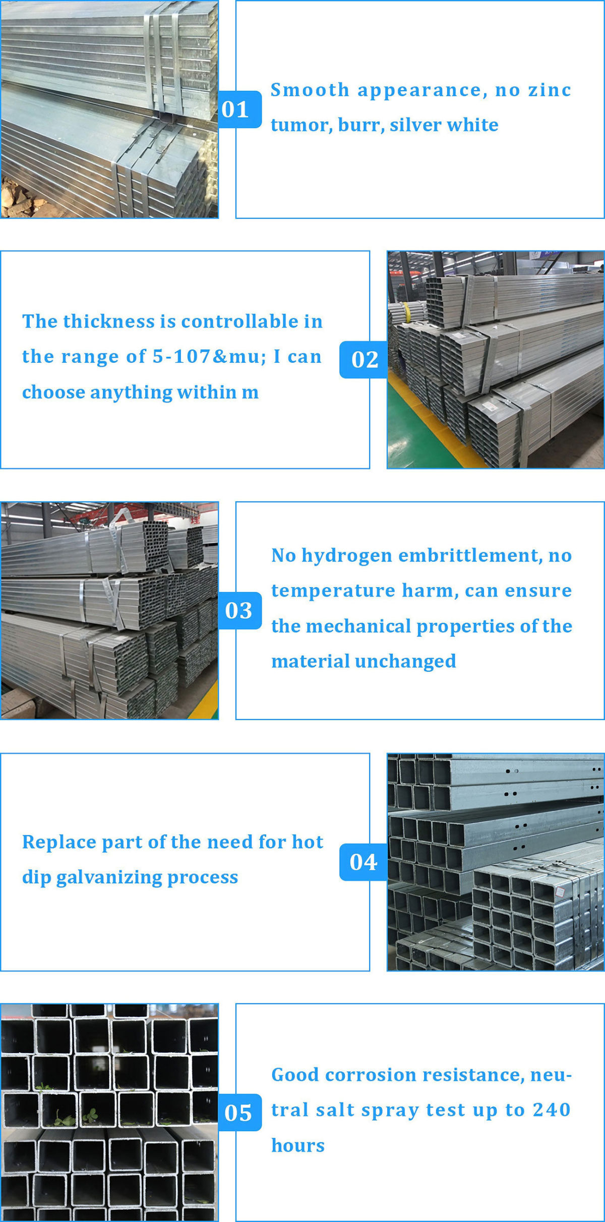 Galvanized Square Pipe