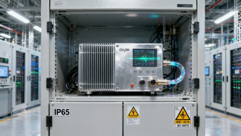 Do CH3OH concentration analyzers require zero-gas supply when deployed in continuous emissions monitoring systems?