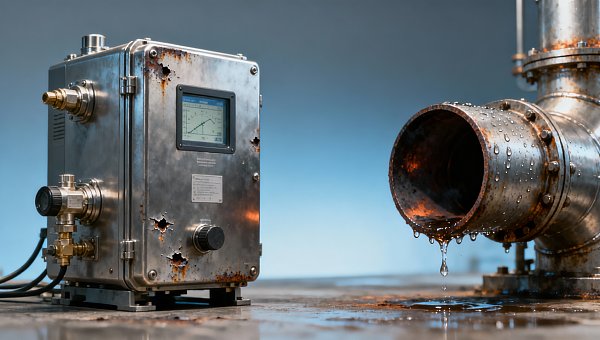 Corrosive gas analyzers using standard stainless steel housings show unexpected pitting in HCl-rich flue gas Corrosive gas analyzers using standard stainless steel housings show unexpected pitting in HCl-rich flue gas
