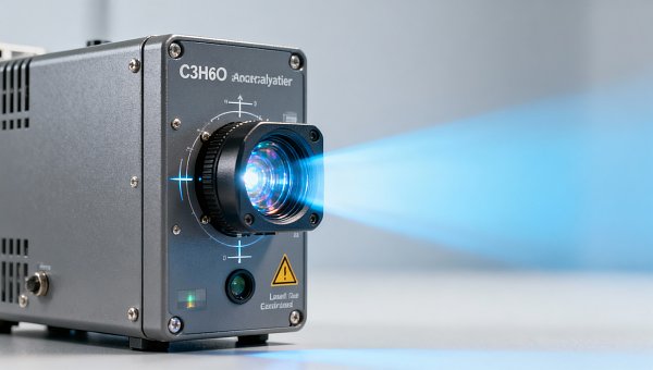C3H6O concentration analyzer output jumps when exposed to UV light — is optical interference underestimated?