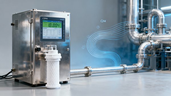 C2H4 concentration analyzer zero drift spikes when inlet filters aren’t changed every 90 days