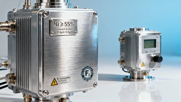F2 concentration analyzer materials list omits nickel content — and that matters for long-term fluorine compatibility F2 concentration analyzer materials list omits nickel content — and that matters for long-term fluorine compatibility