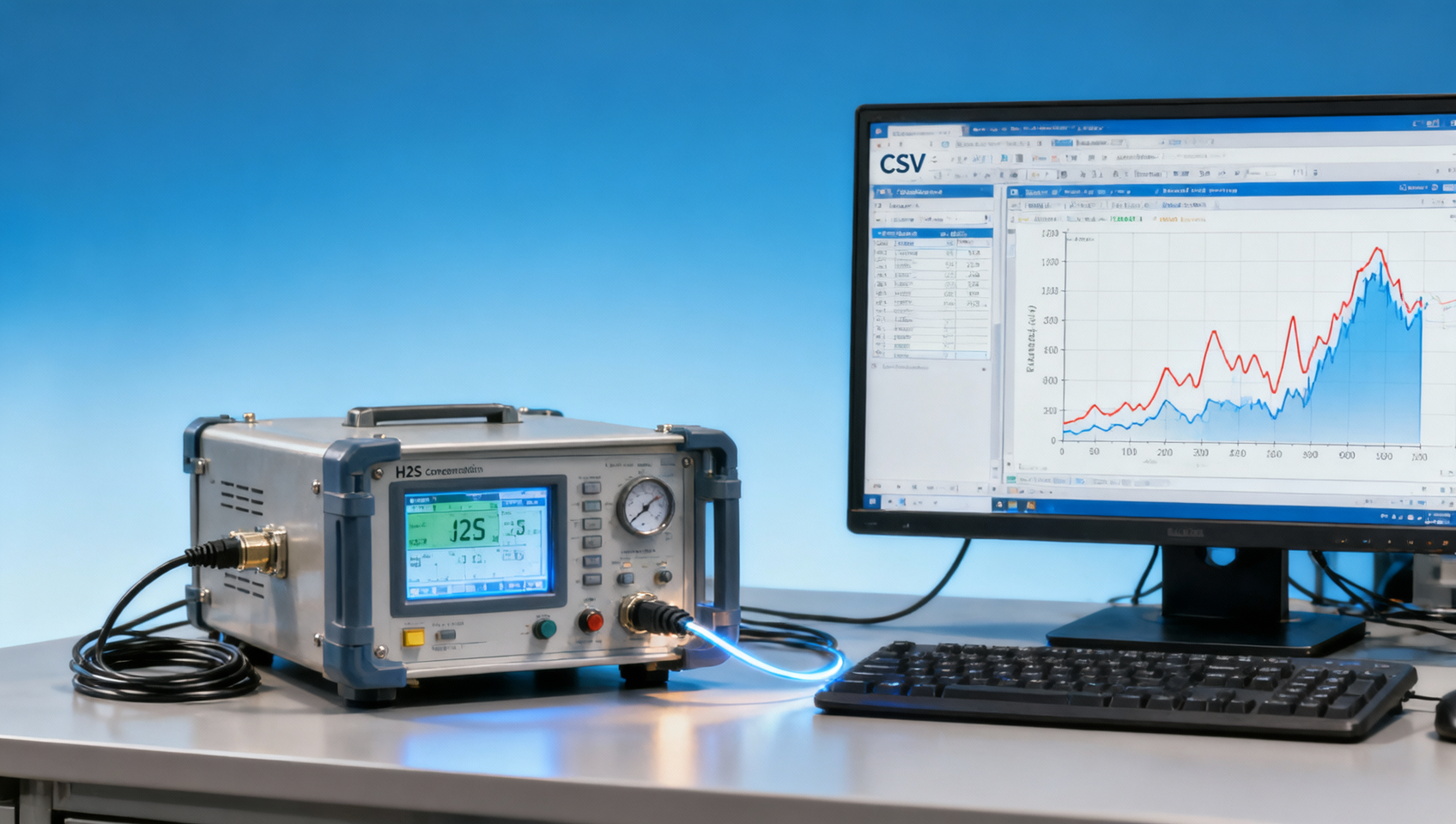 H2S Analyzer Data Export Formats Explained