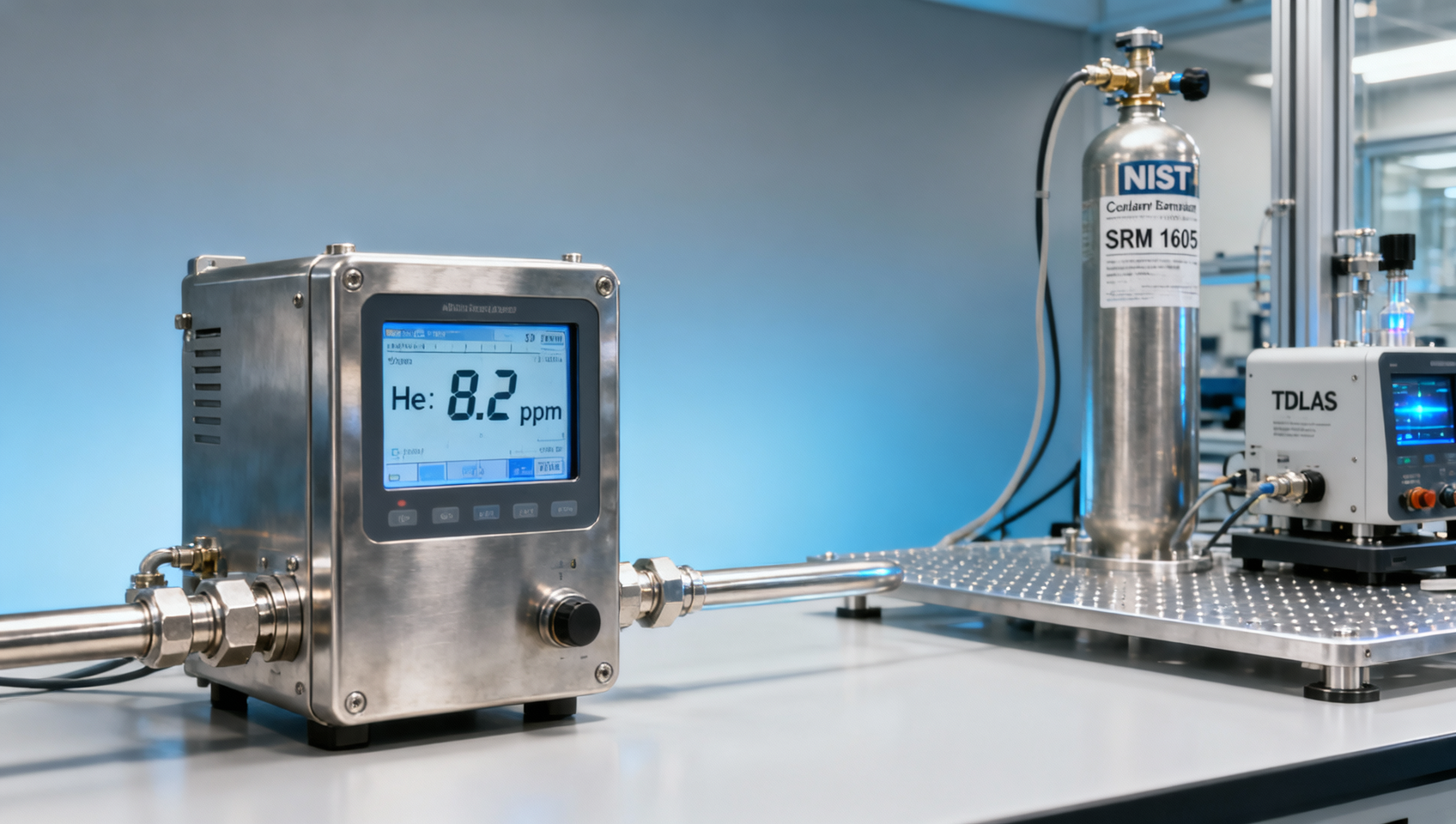 He Concentration Analyzer Sensitivity
