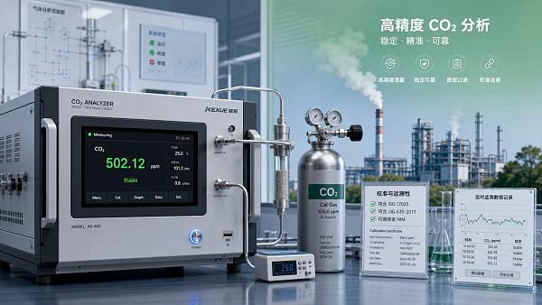 CO2 Analyzer for Greenhouse Gas Measurement: Trends in Accuracy and Reporting
