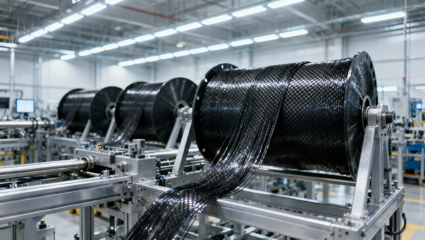 China's Largest Single-Line Large-Tow Carbon Fiber Line Starts Operation